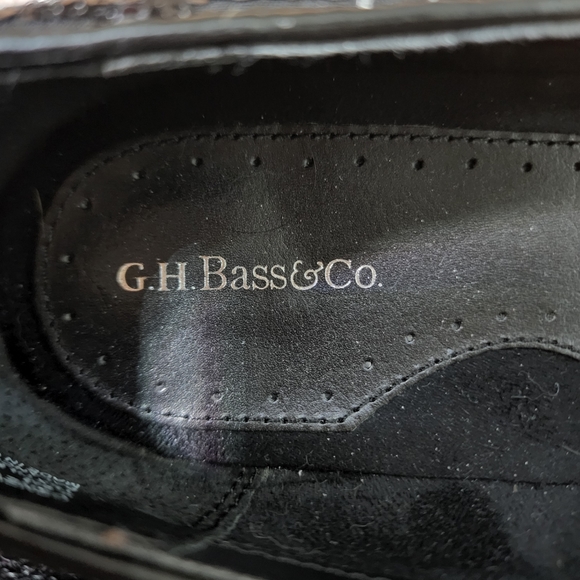 G.H. Bass & Co Geneva I Women Slip On Loafers Size 8.5 Black Sequins        c - Picture 5 of 6